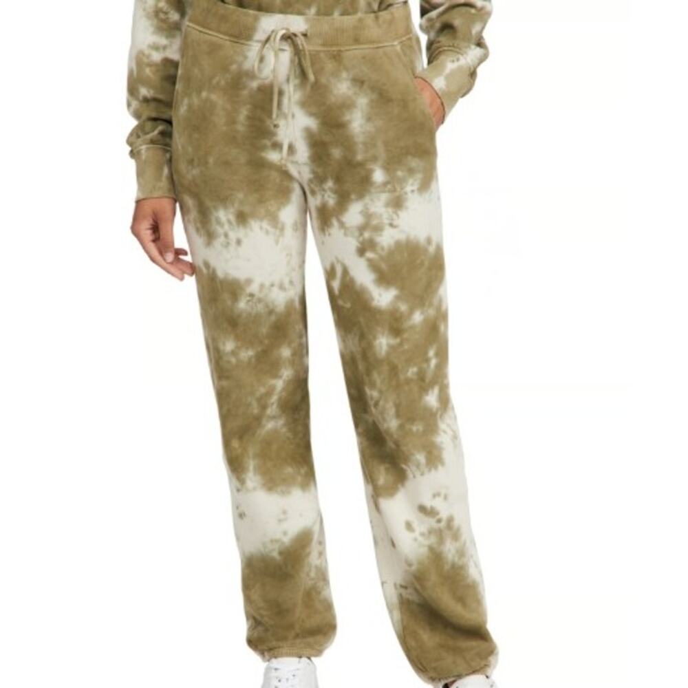 VELVET BY GRAHAM & SPENCER Hallie Tie Dye Sweatpant Size XS Green NEW NWT